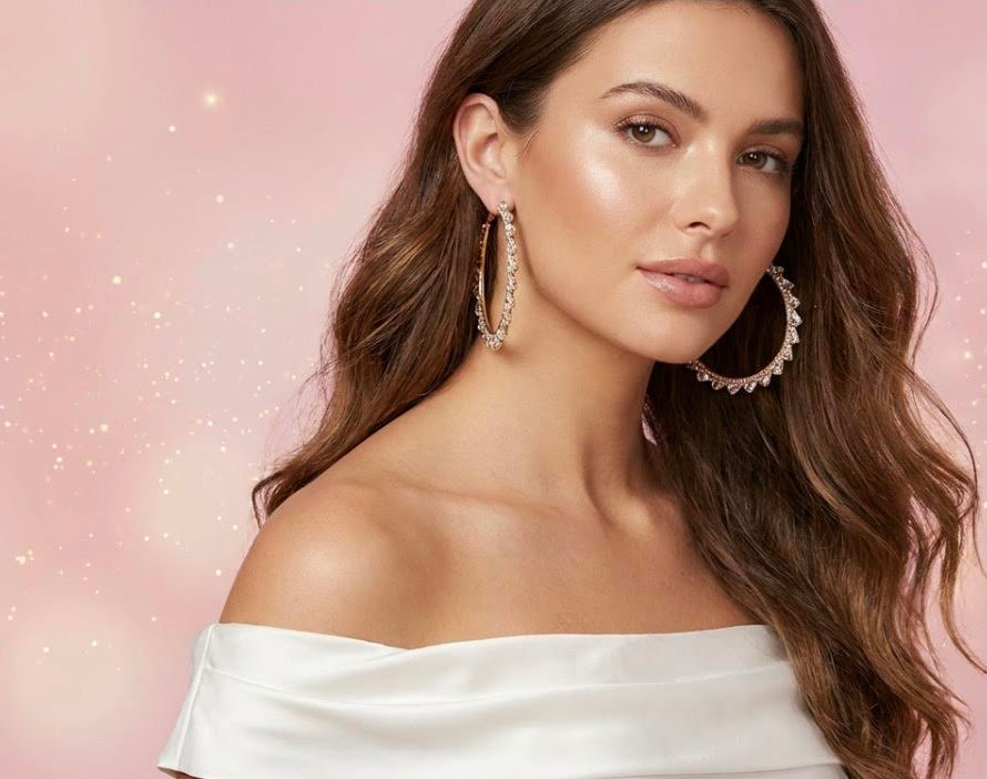 Crystal Hoops